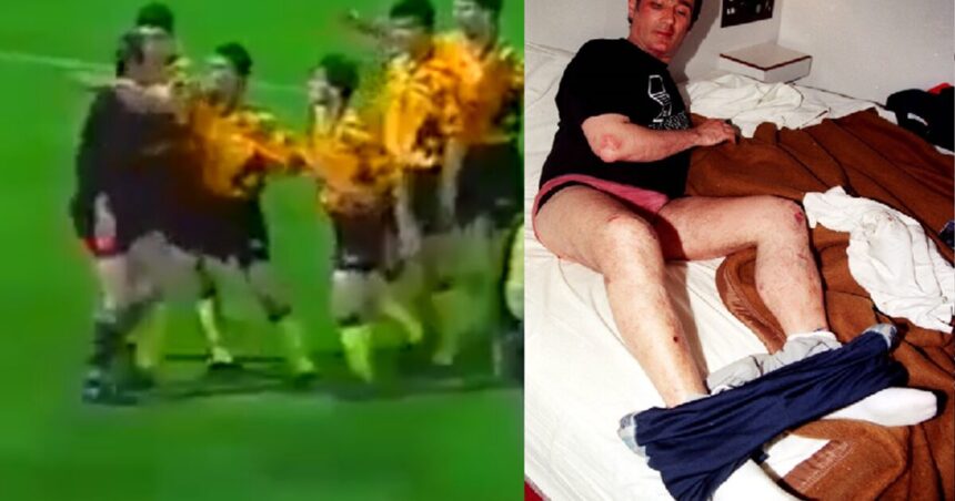 ξυλοδαρμός Φίλιππου Μπάκα στην Αλίμου 1995