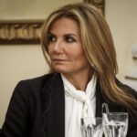 Μαρέβα Μητσοτάκη στη Λάρισα μετά από αδιαθεσία