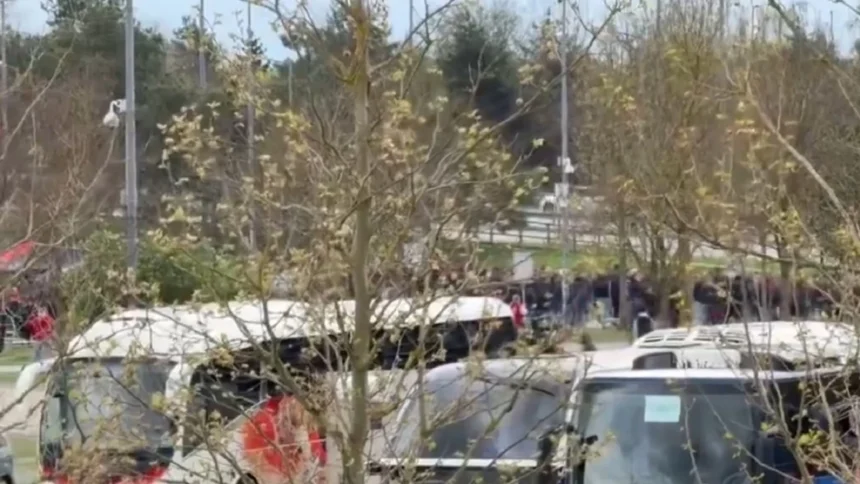 Επεισόδια έξω από Allianz Arena με οπαδούς και αστυνομία