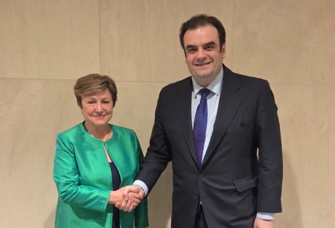 Πιερρακάκης Ουάσιγκτον ΔΝΤ συνάντηση Γκεοργκίεβα