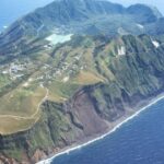 Το νησί Αογκαζίμα μέσα σε διπλή καλντέρα Αογκαζίμα νησί