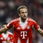 Χάρι Κέιν γιορτάζει το γκολ της Μπάγερν