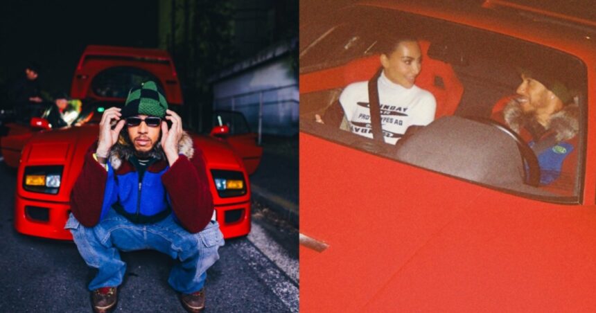 Χάμιλτον Ferrari F40 drift Τόκιο νέον