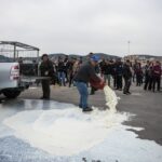 Κτηνοτρόφοι διαμαρτυρία λιμάνι Μυτιλήνης Λέσβου