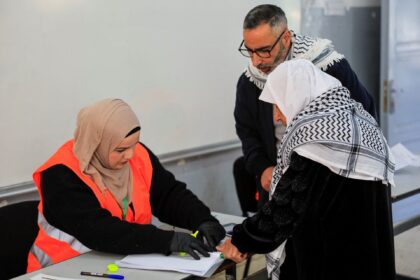 ψηφοδέλτια στη Δυτική Όχθη Γάζα