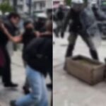 Βίντεο δείχνει ΜΑΤ κλώτσησε κοπέλα έξω από τα δικαστήρια