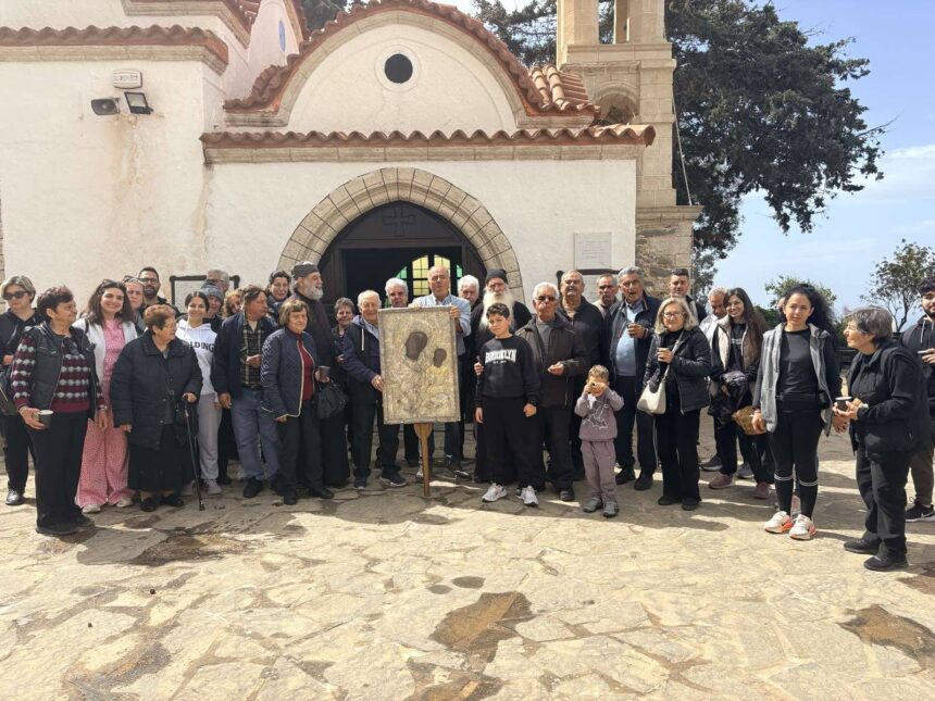 Εικόνα Παναγιάς Σκιαδενής οδοιπορικό Ρόδο