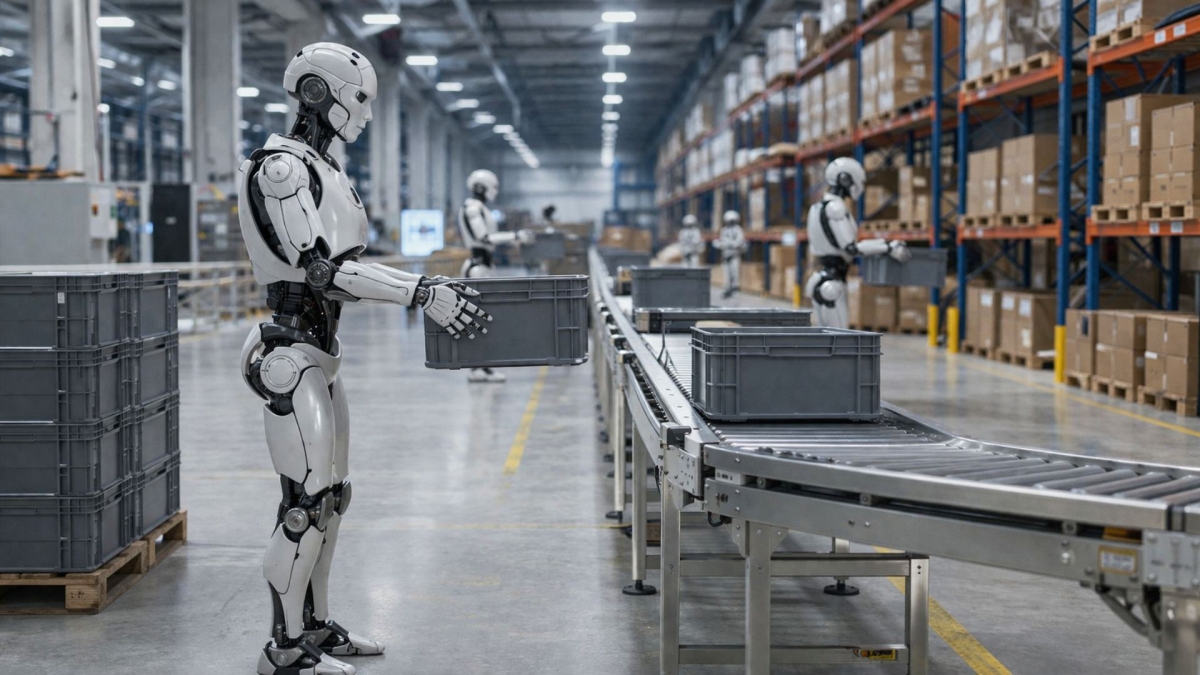 Ανθρωποειδή ρομπότ εκπαίδευση σε εργοστάσιο Κίνα παραγωγή