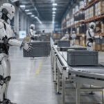 Ανθρωποειδή ρομπότ εκπαίδευση σε εργοστάσιο Κίνα παραγωγή