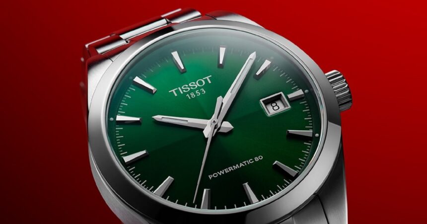 Tissot Gentleman ρολόι αυτόματο με μπρασελέ ατσάλι