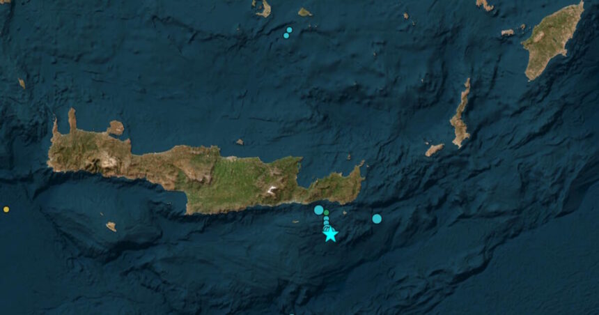 σεισμός Λασίθι 5,5 Ρίχτερ κοντά στο Γουδουρά