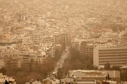 μεταφορά σκόνης Ελλάδα και επιβαρυνμένες περιοχές