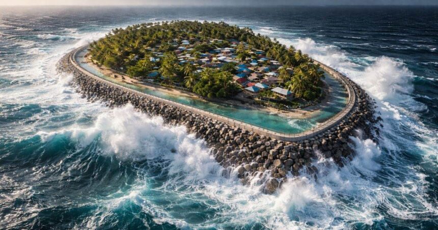 φράγμα Τουβαλού προστασία νησιού