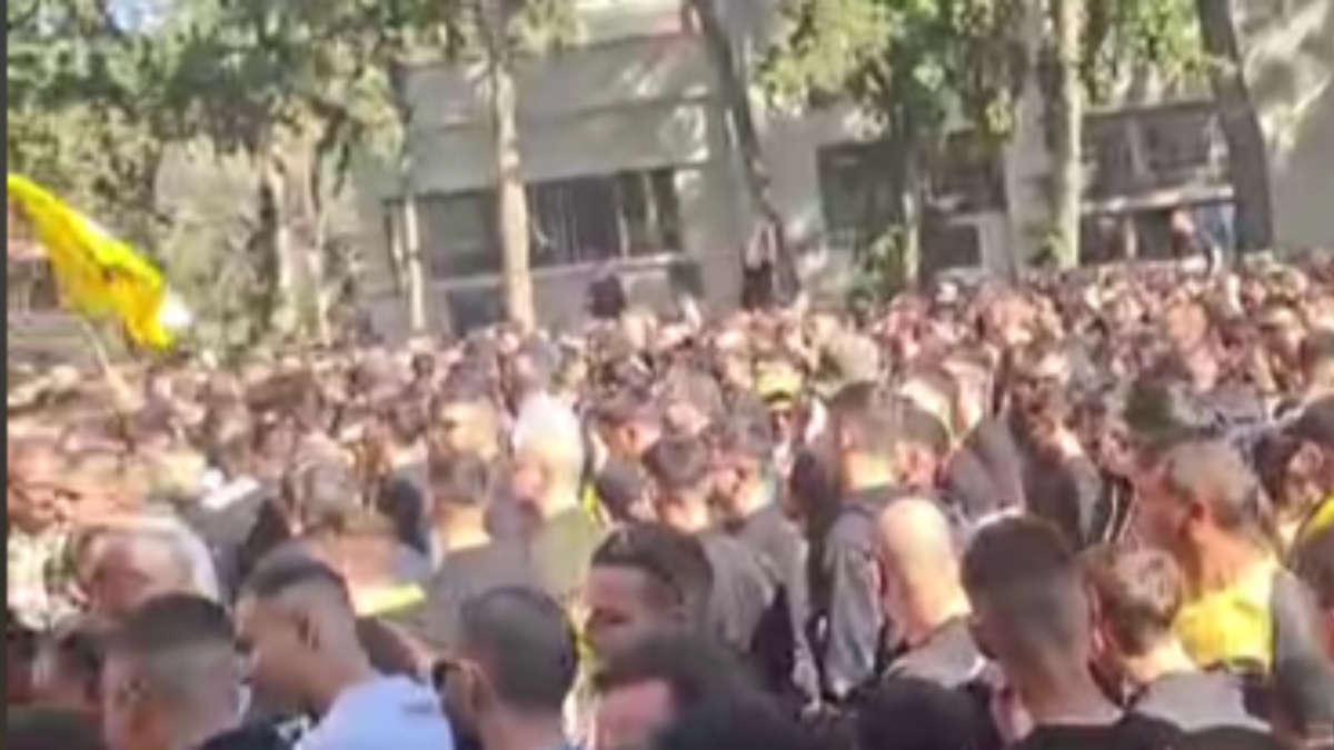 ΑΕΚ προπόνηση κόσμος στην Allwyn Arena