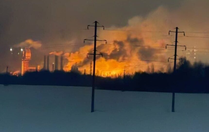 Διυλιστήριο NORSI Ρωσία ουκρανικό χτύπημα drones