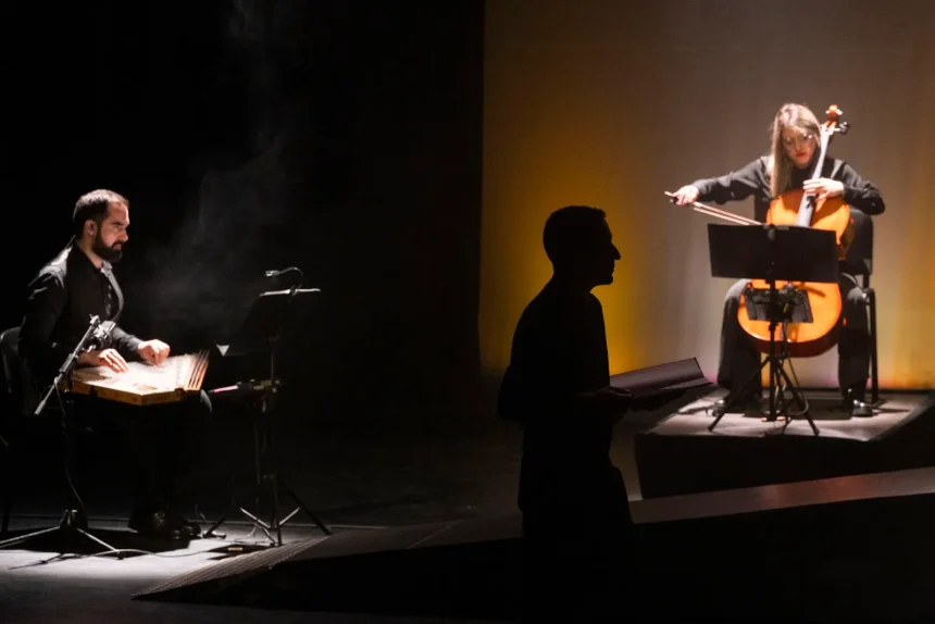 Δέσποινα Σπανού τσέλο ηχογράφηση Θείου Δράματος