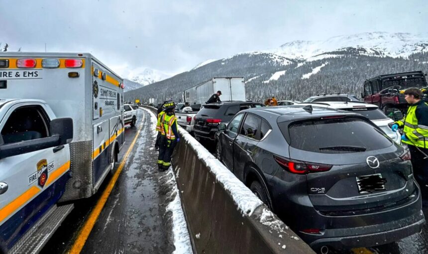 Καραμπόλα 75 οχημάτων στο Κολοράντο χιόνι