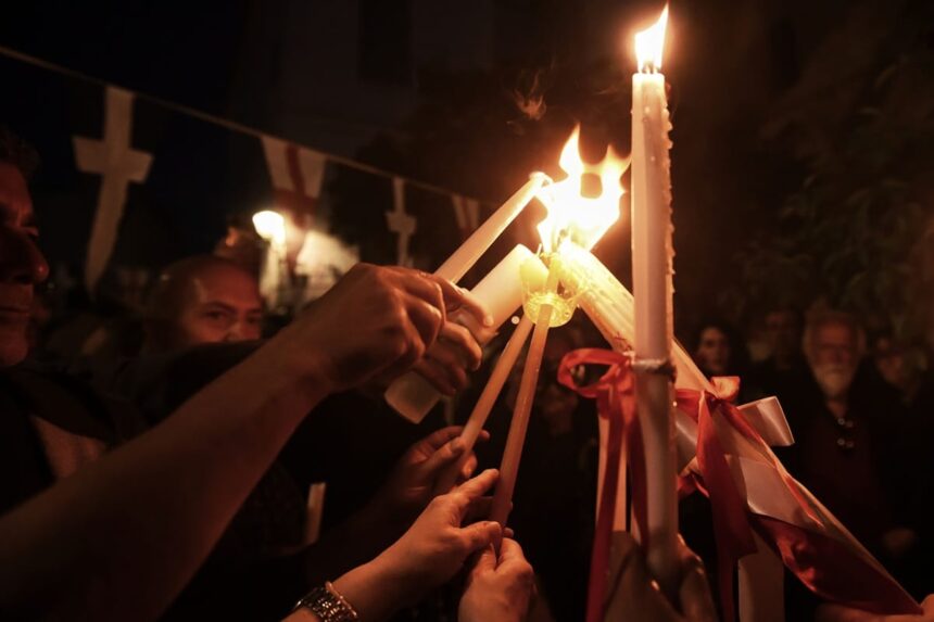 Ελληνική αποστολή Άγιο Φως Ιεροσόλυμα