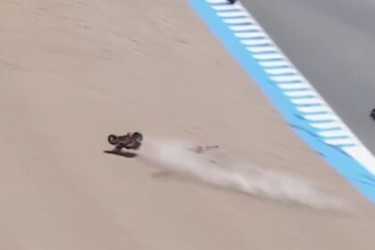 Μάρκεθ πτώση Ducati στη Χερέθ 26 Απριλίου