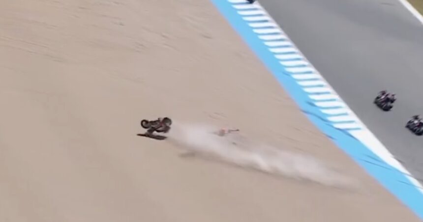 Μάρκεθ πτώση Ducati στη Χερέθ 26 Απριλίου