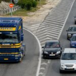 Εργασίες διαγράμμισης 28η Επαρχιακή Οδό Θεσσαλονίκης Επανομής