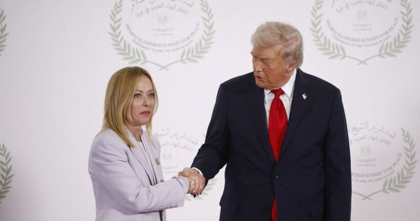 Τραμπ Μελόνι διπλωματική σύγκρουση ασφάλεια