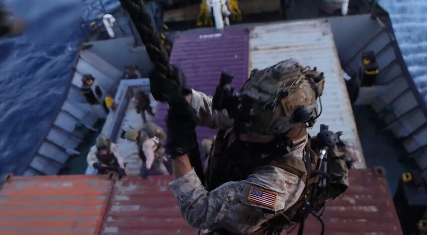 M/V Blue Star III επιβίβαση πεζοναυτών