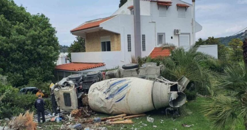 Μπετονιέρα Ρόδος εισβολή σε αυλή 23 Απριλίου