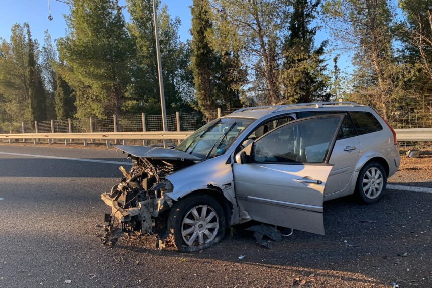 τροχαίο Εθνική Λάρισας-Κοζάνης κόμβος Αργυροπούλι