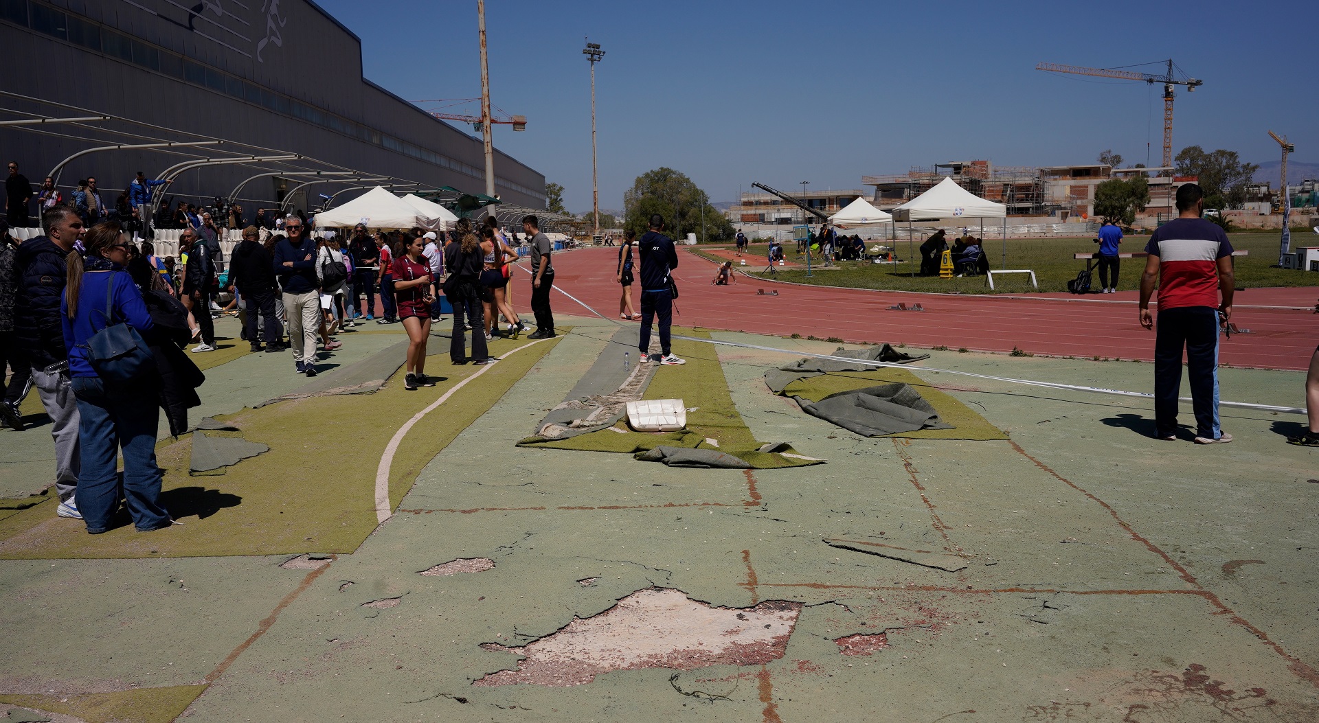Άθλιες συνθήκες Αγίου Κοσμά διασυλλογικοί αγώνες Κ18