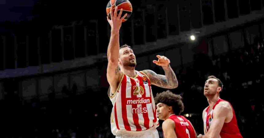 Ντονάτας Μοτιεγιούνας με τον Ερυθρό Αστέρα