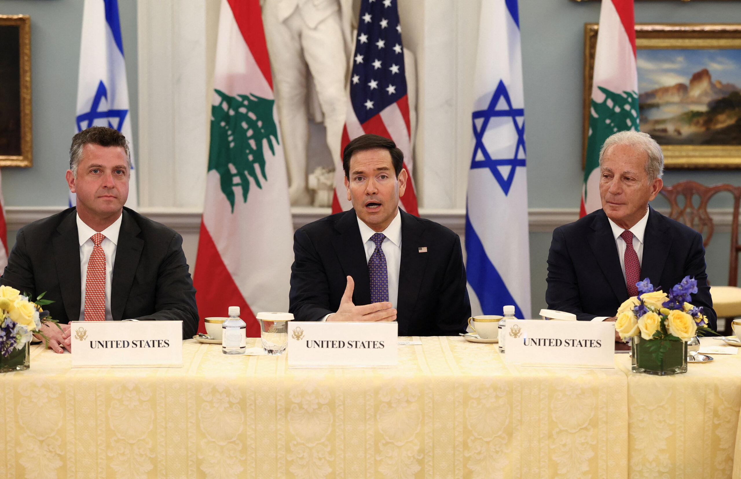 Συνομιλίες Ισραήλ Λιβάνου Ουάσιγκτον Ρούμπιο