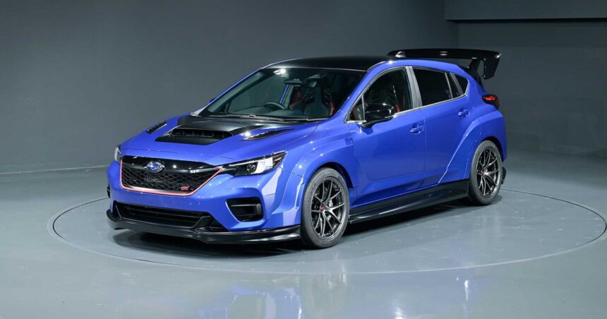 Σκίτσο νέου Subaru WRX STI με επιθετικό σχεδιασμό