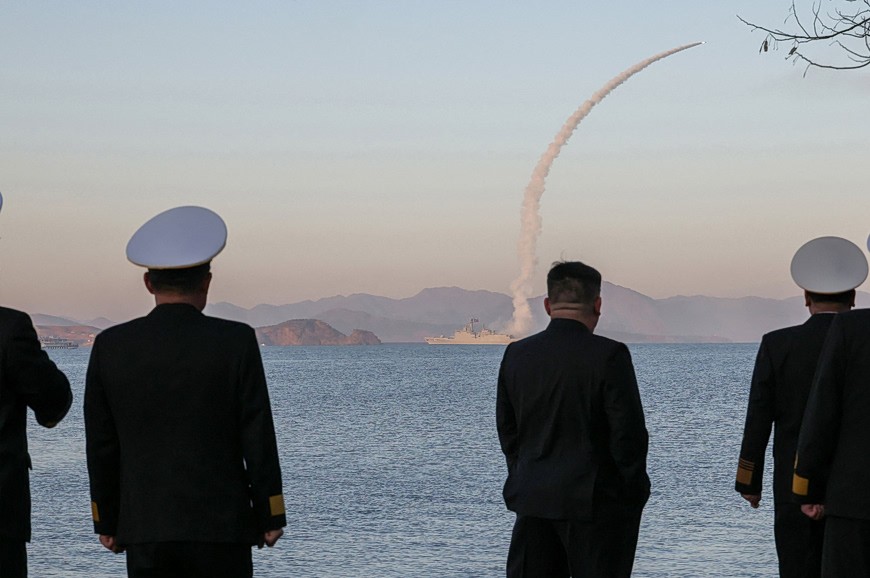 βαλλιστικός πύραυλος Β. Κορέα εκτόξευση