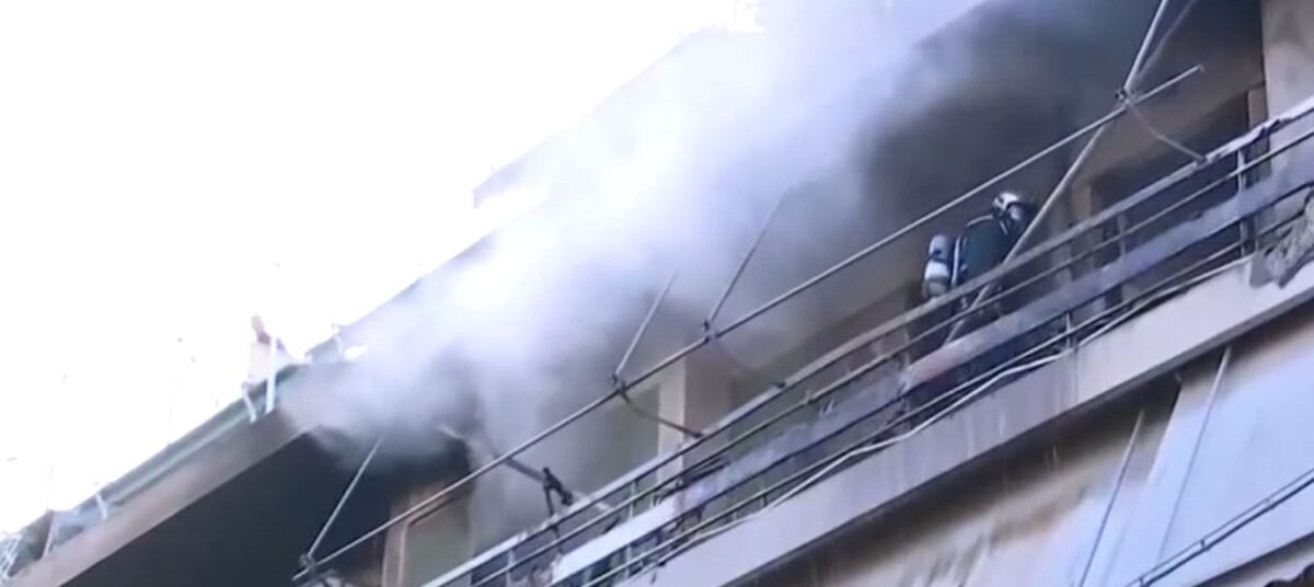 Φωτιά Κολωνός διαμέρισμα οδός Άργους