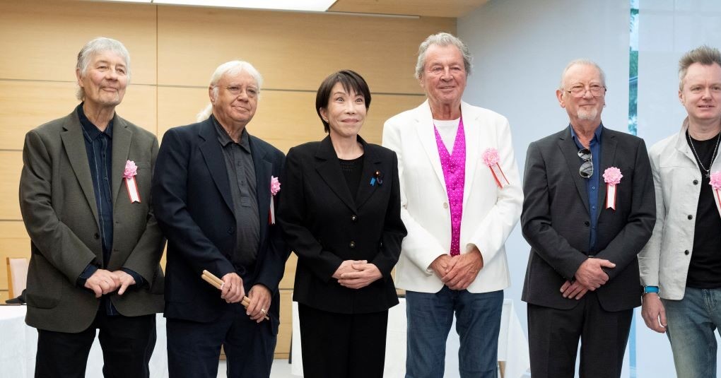 Deep Purple συναντά πρωθυπουργό Ιαπωνίας Τόκιο