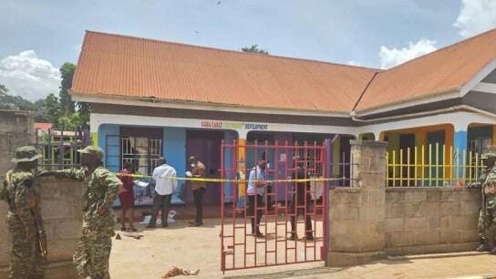 Παιδικό σταθμό Καμπάλα Ουγκάντα σκηνή