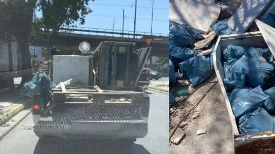 φωτιά από καύση κλαδιών Πλατάνα