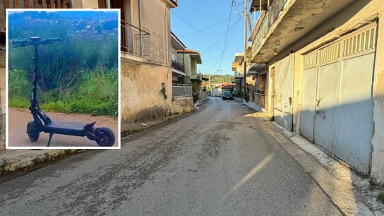 13χρονος ηλεκτρικό πατίνι στα Μακρίσια Ηλείας