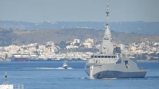 φρεγάτα Κίμων πρώτη ελληνική Belharra στον Πειραιά