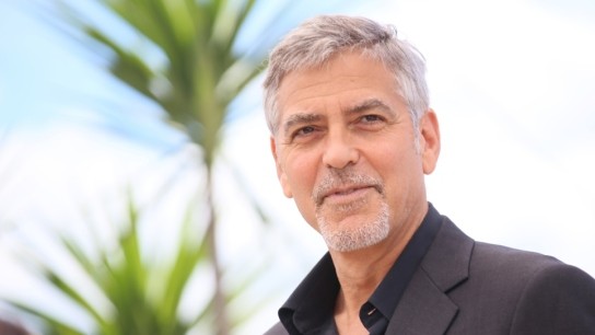 Τζορτζ Κλούνεϊ με τα δίδυμα Έλα και Αλεξάντερ, 8 ετών