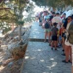 ακρόπολη Λίνδου εργασίες ασφάλειας κιγκλίδωμα