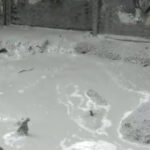 Κυψέλη διαρροή υγρό τσιμέντο έδαφος