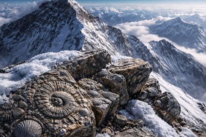 Απολιθώματα θαλάσσιων οργανισμών στο Έβερεστ