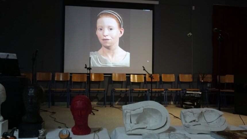 Μουσείο πάει στο σχολείο μαθητές με έργα Μύρτιδα