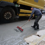 Εδαφικός πολφός Κυψέλη από εργασίες Γραμμής 4