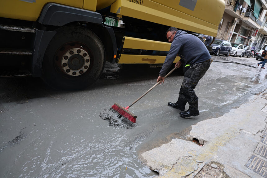 Εδαφικός πολφός Κυψέλη από εργασίες Γραμμής 4