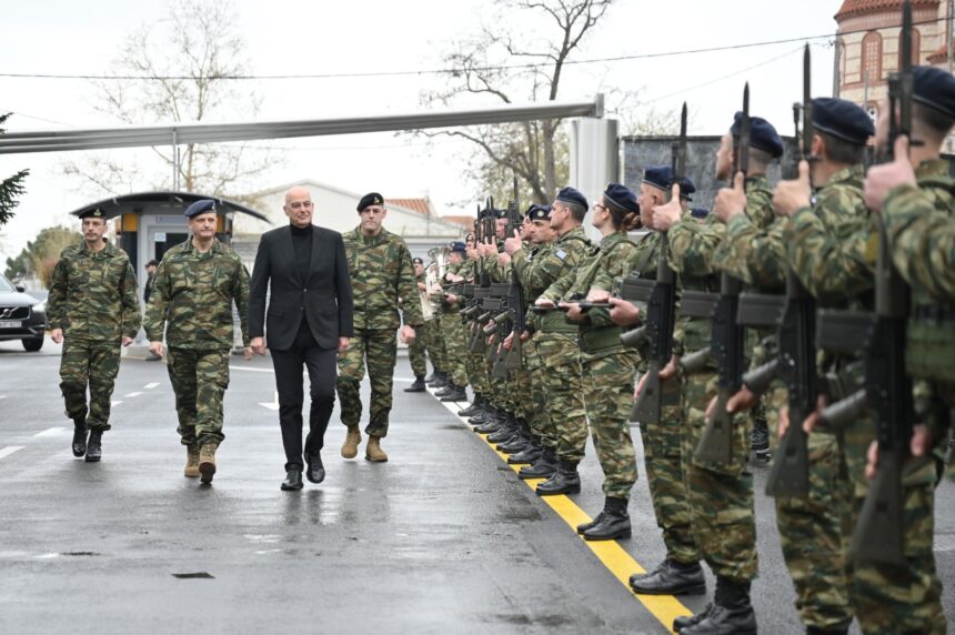 Νίκος Δένδιας επίσκεψη στρατιωτική Ξάνθη