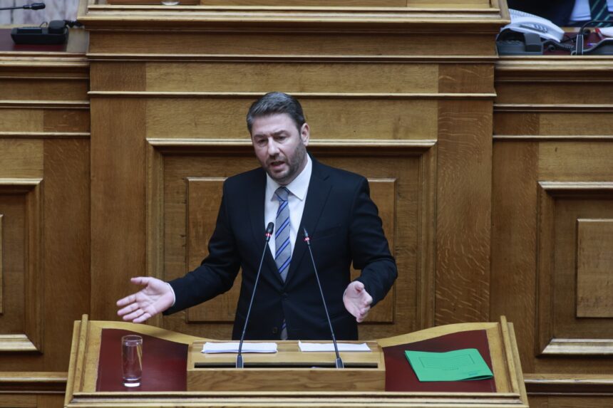 Νίκος Ανδρουλάκης στη Βουλή ομιλία κυβέρνηση