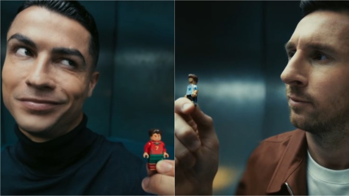 Lego Football Legend σετ Μέσι Ρονάλντο φιγούρες